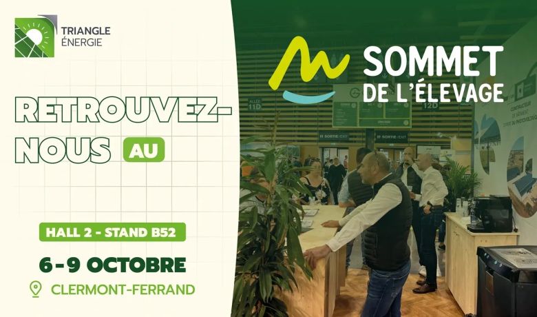 Triangle Énergie sera au Sommet de l'Élevage du 6 au 9 octobre 2026