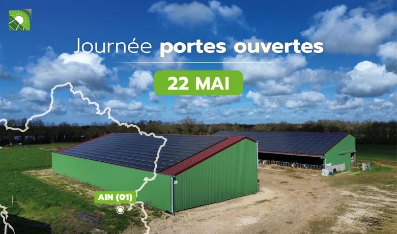 JPO hangar solaire Triangle Énergie dans l'Ain 22-05