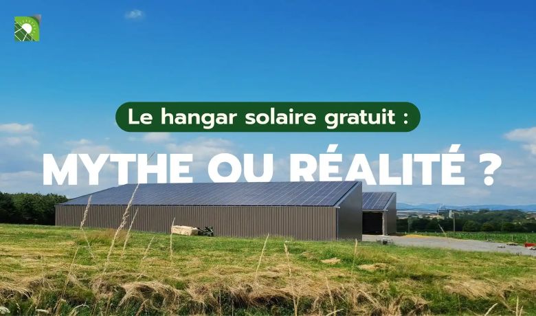 Hangar solaire gratuit - offre hébergeur Triangle Énergie Hangar agricole photovoltaïque gratuit, explicatif de l'offre