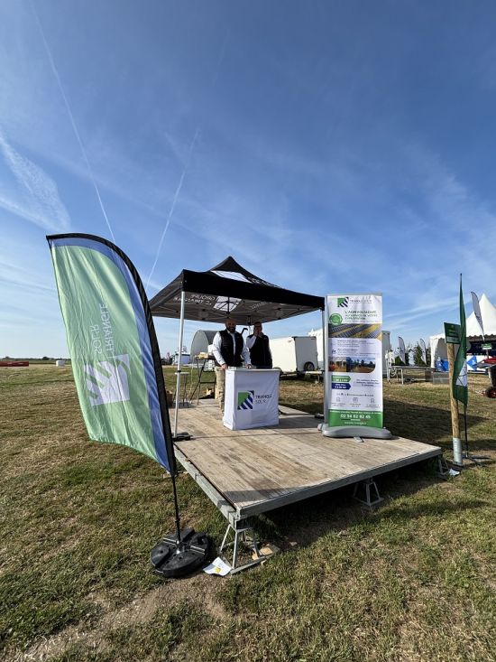 Triangle Énergie était au salon de l'herbe 2025 aux côtés de Triangle Sol'R Triangle Énergie était au salon de l'herbe 2025 aux côtés de Triangle Sol'R