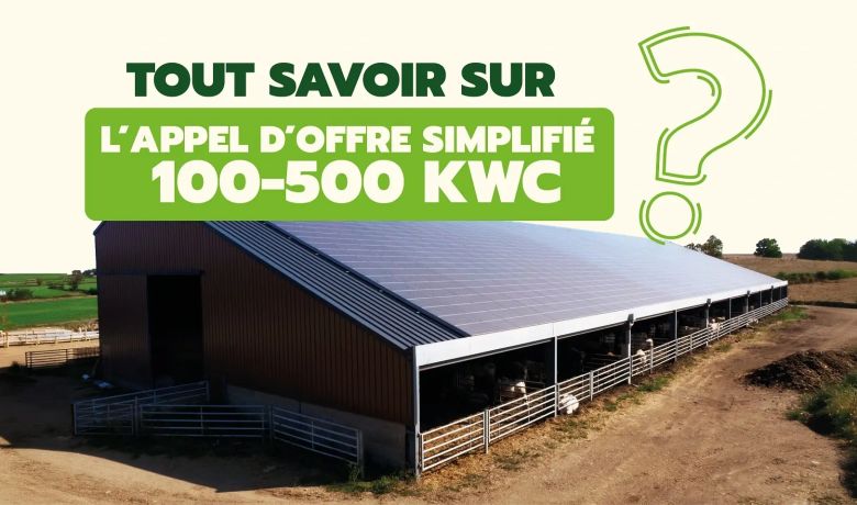 Bâtiment agricole photovoltaïque 250 kWc d'élevage - Triangle Énergie