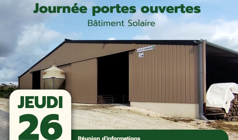 Journée portes ouvertes pour un bâtiment solaire en Charente-Maritime le 26 juin