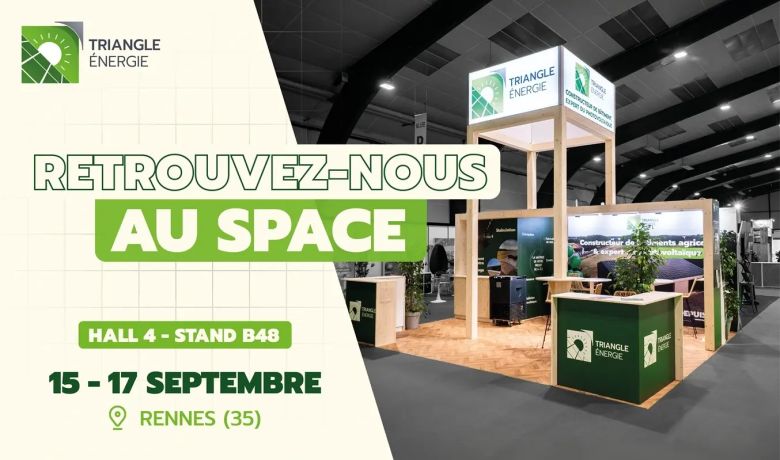Retrouvez Triangle Énergie au SPACE à Rennes Hall 4 Stand B48 du 15 au 17 septembre