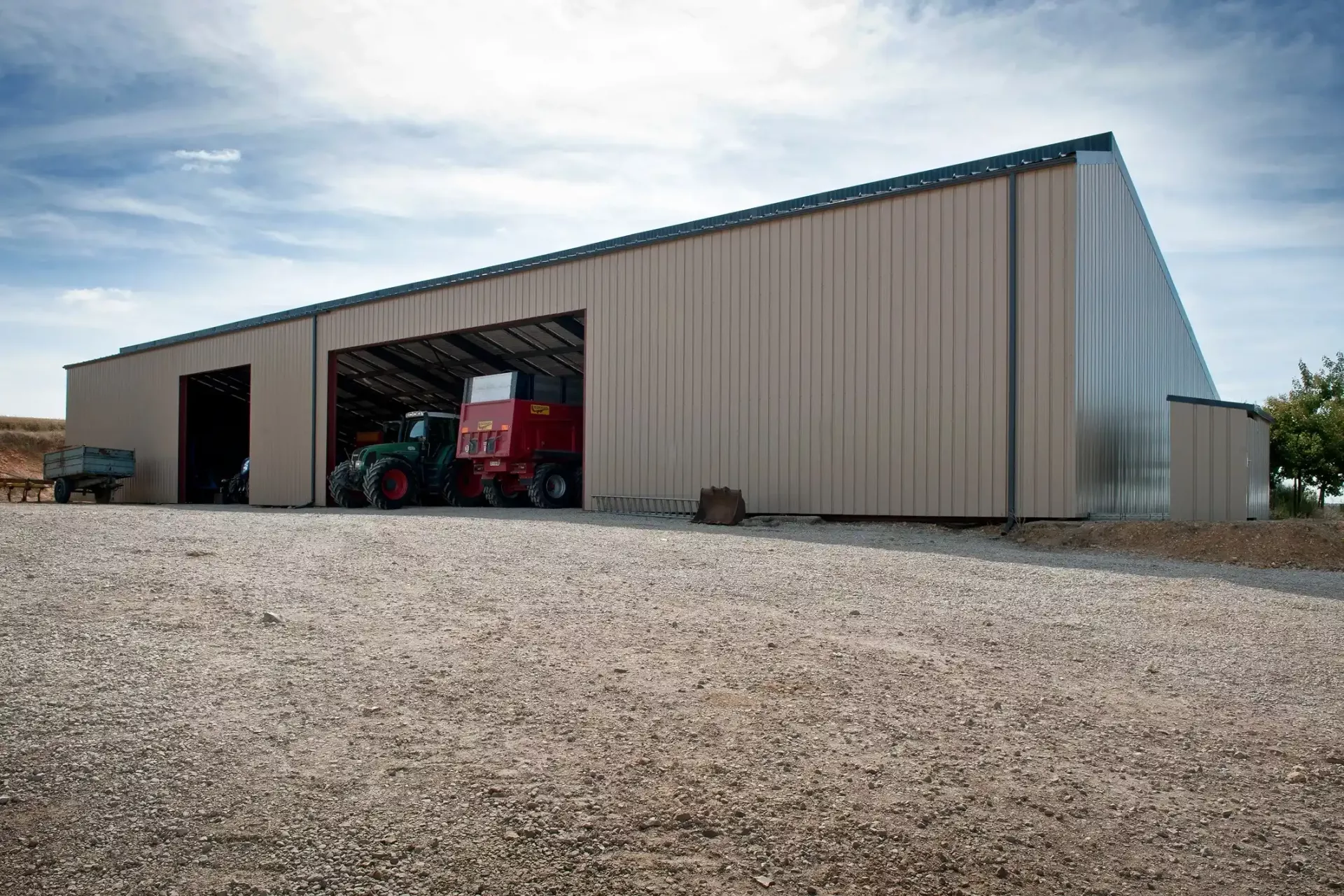 Hangar agricole Triangle Énergie sans photovoltaïque
