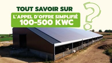 Bâtiment agricole photovoltaïque 250 kWc d'élevage - Triangle Énergie