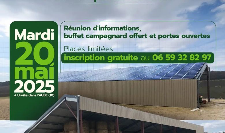 Triangle Énergie vous invite pour des portes ouvertes dans l'Aude afin de visiter des bâtiments agricoles photovoltaïques
