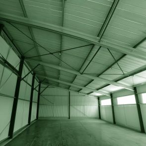 Hangar Solaire réalisé par Triangle energie Monopente