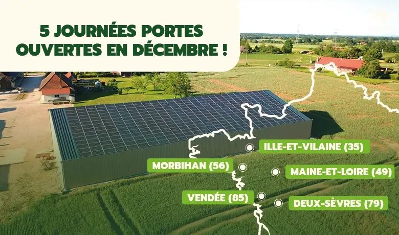 Triangle Énergie invite les agriculteurs à visiter des hangars solaires