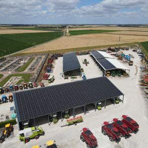 Bâtiment agricole Solaire et photovoltaïque réalisé par Triangle energie chez de agriculteurs dans toute la France