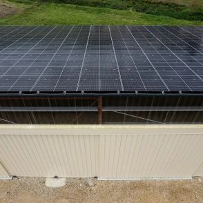 Hangar Solaire réalisé par Triangle energie Monopente