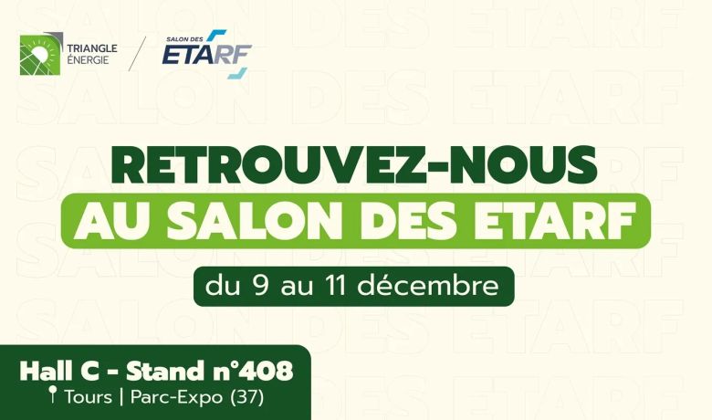 Triangle Énergie sera au salon des ETARF à Tours
