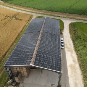 Bâtiment agricole Solaire et photovoltaïque réalisé par Triangle energie chez de agriculteurs dans toute la France