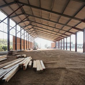 Hangar Solaire Triangle energie Asymétrique