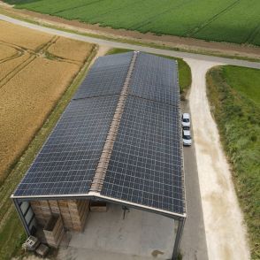 Bâtiment agricole Solaire et photovoltaïque réalisé par Triangle energie chez de agriculteurs dans toute la France