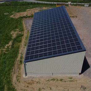 Bâtiment agricole Solaire et photovoltaïque réalisé par Triangle energie chez de agriculteurs dans toute la France