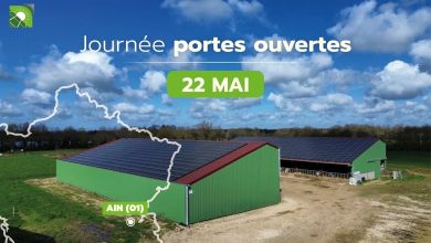 JPO hangar solaire Triangle Énergie dans l'Ain 22-05