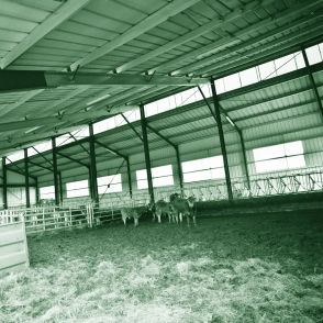 Hangar Solaire réalisé par Triangle energie Monopente