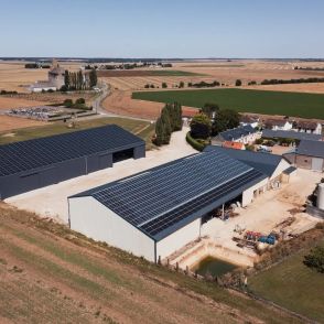 Hangar Solaire Triangle energie Asymétrique