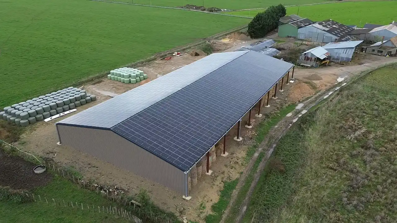 Visite de bâtiment agricole solaire dans le Maine-et-Loire en décembre