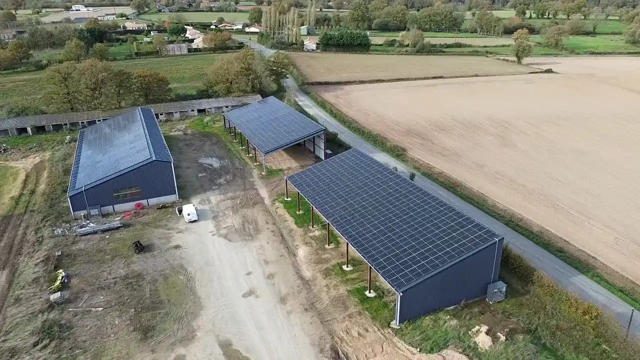 Visite 3 hangars solaires dans les Deux-Sèvres